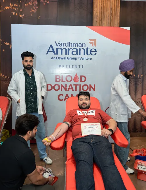 Blood donation camp